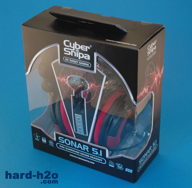 Auriculares Cyber Snipa Sonar 5.1 | hard-h2o.com