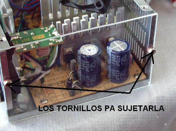 Ampliar foto guia Ventana Fuente de Alimentación