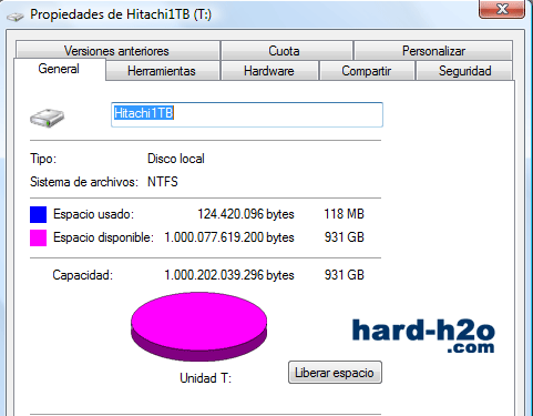 Ampliar Foto Disco duro Hitachi Deskstar 7K1000 SATA 1 TB