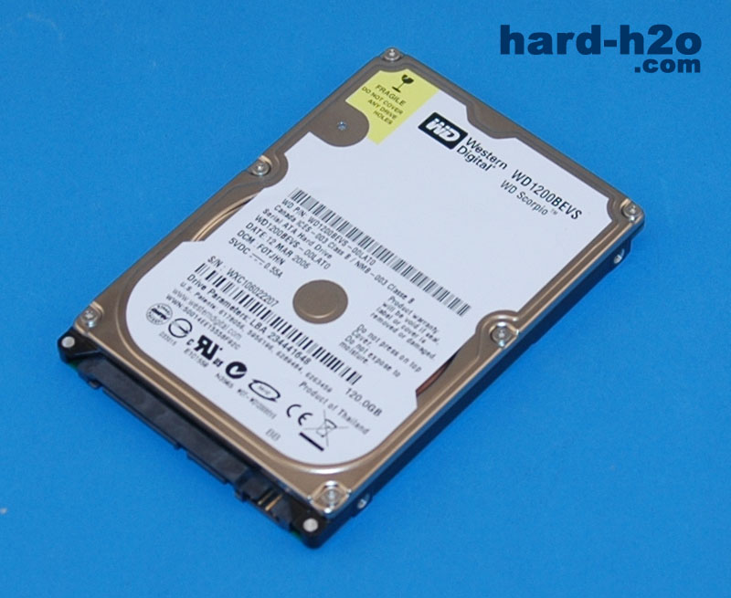 HD Western Digital Scorpio 120 GB hard-h2o.com