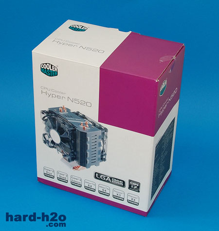 Ampliar Foto Disipador CPU CoolerMaster Hyper N520