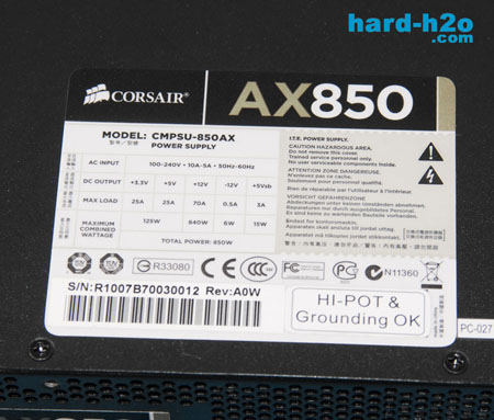 Ampliar Foto Fuente de alimentación Corsair AX850