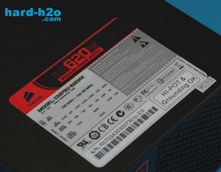 Ampliar Foto Fuente de alimentación Corsair HX620 W