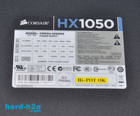 Ampliar Foto Fuente de alimentación Corsair HX1050