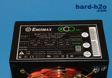 Ampliar Foto Fuente de alimentación Enermax ECO80+ 620W