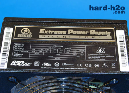 Ampliar Foto Fuente de alimentación Lian Li Silent Force 850 W