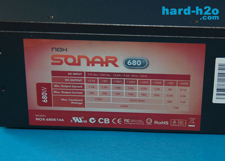 Ampliar Foto Fuente de alimentación Nox Sonar 680W