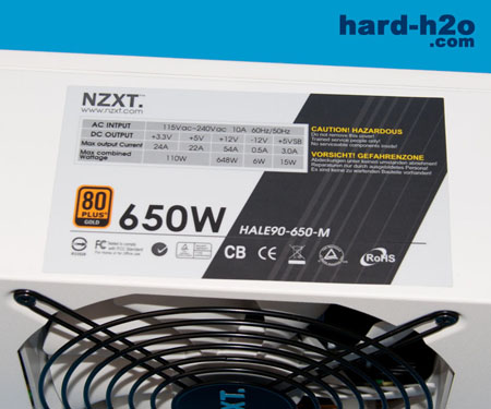 Ampliar Foto Fuente de alimentación NZXT HALE90 650
