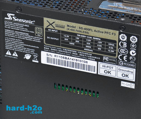 Ampliar Foto Fuente de alimentación Seasonic X-Series Fanless 400