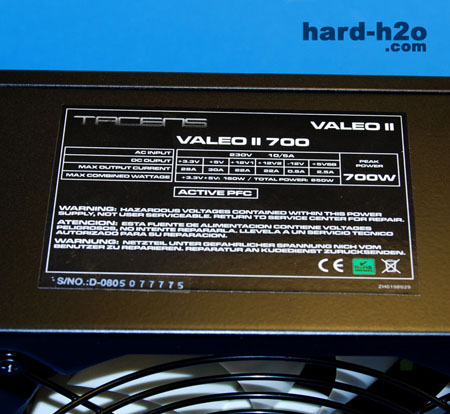 Ampliar Foto Fuente de alimentación Tacens Valeo II 700