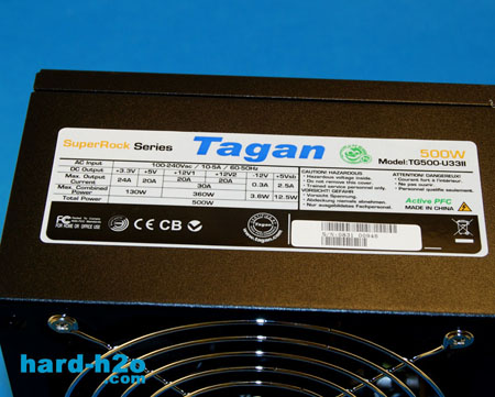 Ampliar Foto Fuente de alimentación Tagan SuperRock TG500-U33II