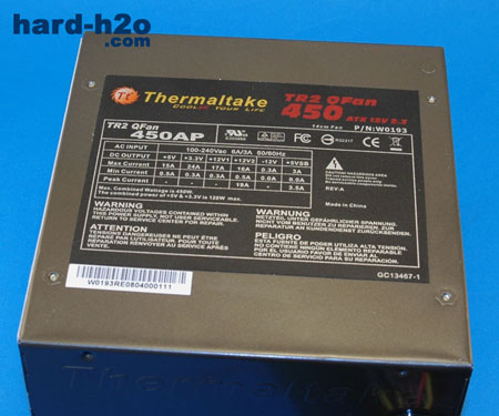 Ampliar Foto Fuente de alimentación Thermaltake TR2 QFan 450 W
