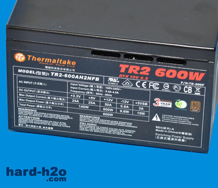 Ampliar Foto Fuente de alimentación Thermaltake TR2 600W