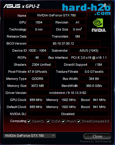 Ampliar foto Asus GTX 780 Direct CU II OC