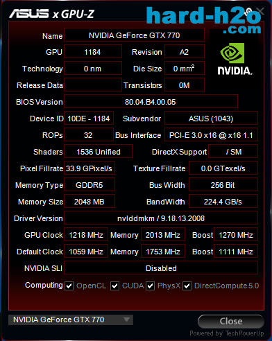 Ampliar foto Tarjeta gráfica Asus GeForce GTX 770 DirectCU II OC