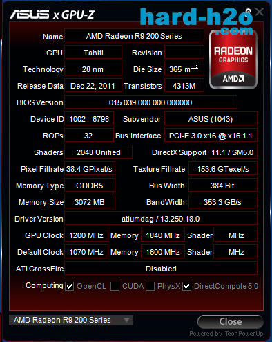 Ampliar foto Asus Radeon R9 280X DirectCu II Top
