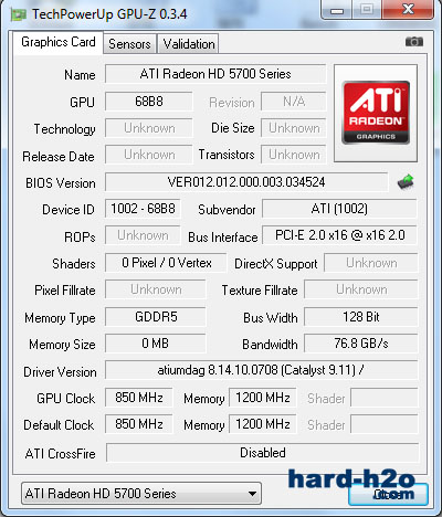 Ampliar Foto Tarjeta gráfica ATI HIS HD 5770