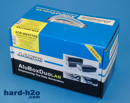 Ampliar Foto Caja HD A.C.Ryan AluBoxDuo LAN SATA2