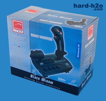 Ampliar foto Joystick Speed Link Black Widow Force Vibration 