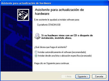 Ampliar foto LCD Crystalfontz 634 USB