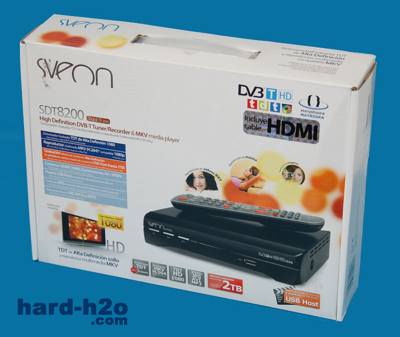 Sintonizador TDT HD Grabador + Disco Duro 160gb