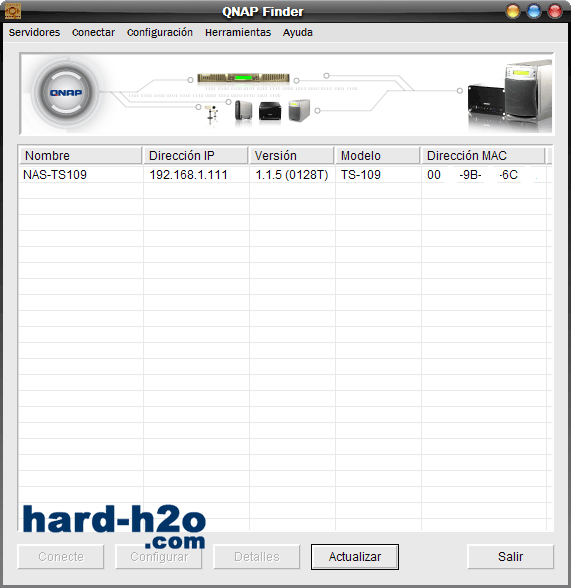 Ampliar Foto Servidor NAS QNAP TS-109