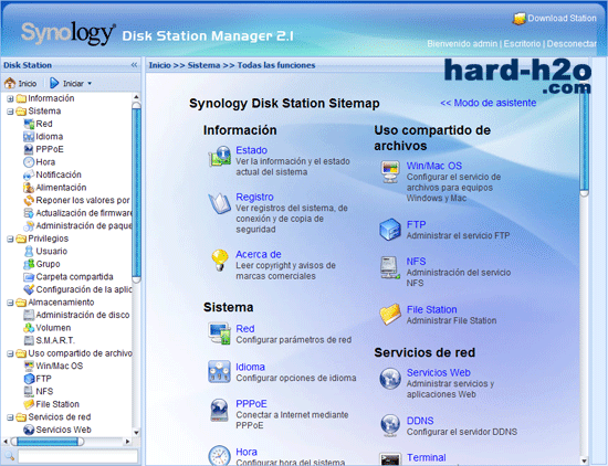 Ampliar Foto Servidor NAS Synology Disk Station DS409slim