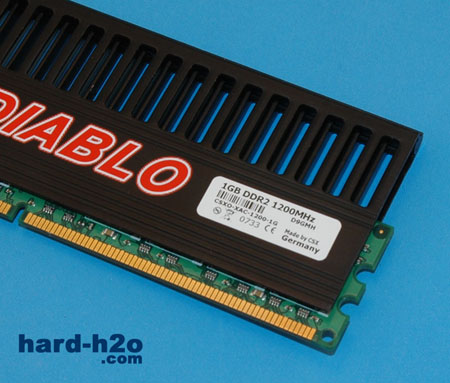 Ampliar Foto Memoria RAM DDR2 CSX Diablo 2x1GB PC6400