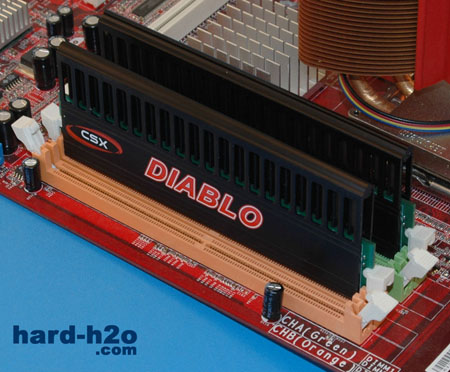 Ampliar Foto Memoria RAM DDR2 CSX Diablo 2x1GB PC6400