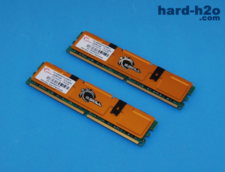 Ampliar Foto Memoria RAM DDR2 G.Skill 2x1GB PC4200 LA Series