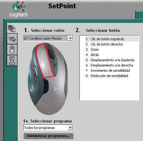 Ampliar Foto Ratón Láser Logitech G7