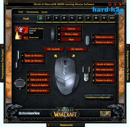 Ampliar Foto Ratón SteelSeries World of Warcraft MMO
