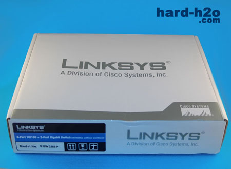 Ampliar Foto Switch Linksys 8 puertos srw208p