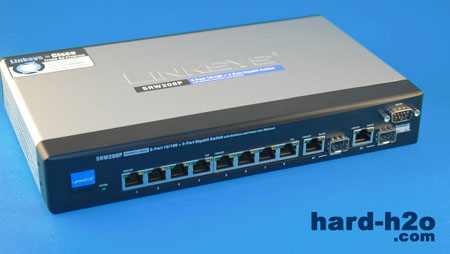 Ampliar Foto Switch Linksys 8 puertos srw208p