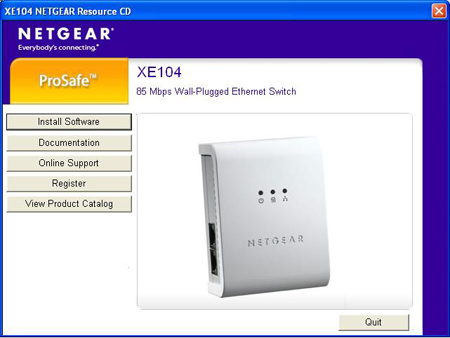 Ampliar Foto Switch PLC Wireless Netgear XE104