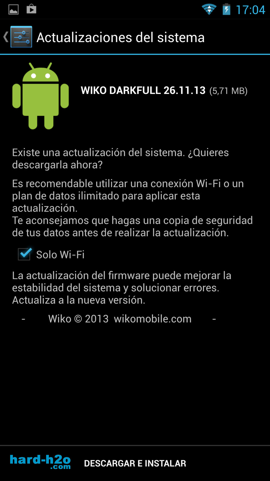 Ampliar foto Wiko Darkfull