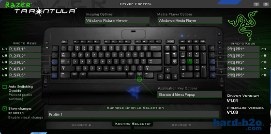 Ampliar Foto Teclado Razer Tarantula