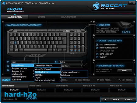 Ampliar Foto Teclado Roccat Arvo