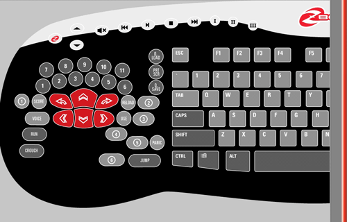 Teclado Zboard Merc