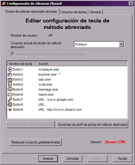 Teclado Zboard de fichas intercambiables