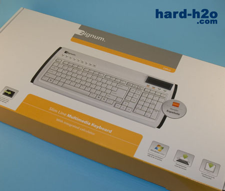 Ampliar Foto Teclado Zignum Slim Multimedia