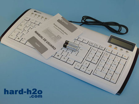 Ampliar Foto Teclado Zignum Slim Multimedia