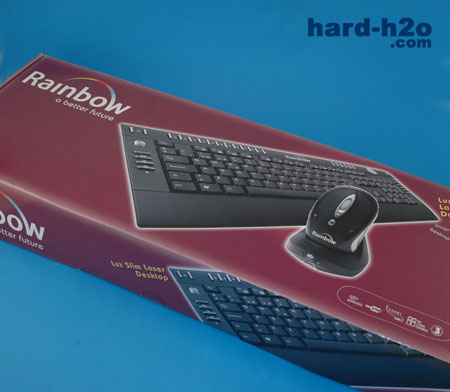 Ampliar Foto Teclado y ratón Rainbow Lux Slim Laser Desktop