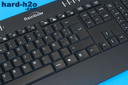 Ampliar Foto Teclado y ratón Rainbow Lux Slim Laser Desktop