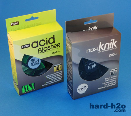 Ampliar Foto Ventiladores Nox Knik y Nox Acid Blaster