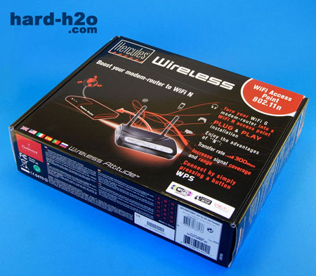 Ampliar Foto Punto de acceso Hercules Wireless N HWNAP-300 Ampliar Foto Punto de acceso Hercules Wireless N HWNAP-300