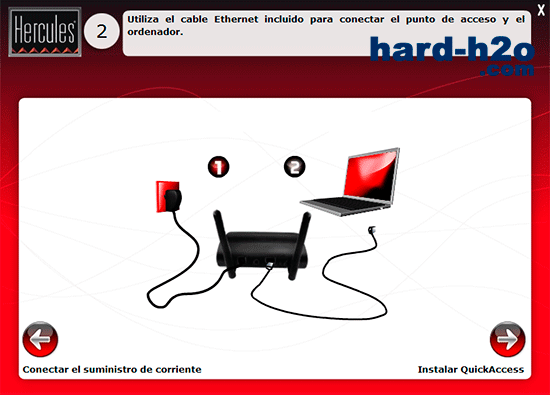 Ampliar Foto Punto de acceso Hercules Wireless N HWNAP-300
