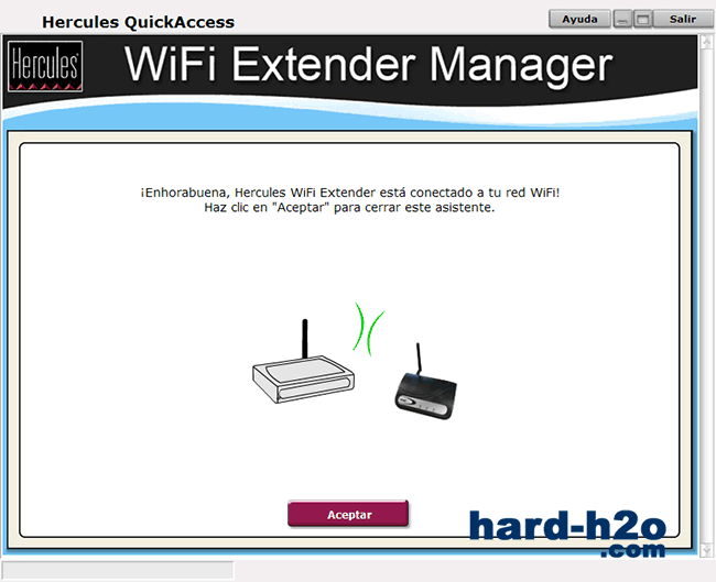 Ampliar Foto Punto de acceso Hercules WiFi Extender