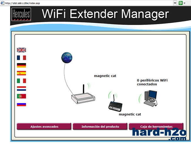 Ampliar Foto Punto de acceso Hercules WiFi Extender