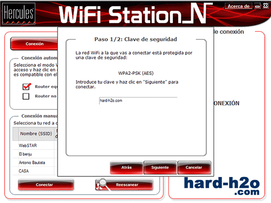 Ampliar Foto Adaptador WiFi Hercules WiFi N USB Key